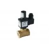 Electrovanne gaz à réarmement manuel NO laiton 3/4\' 600mBar