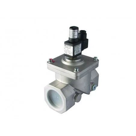 Electrovanne gaz à réarmement manuel NO Aluminium 2\' 600mBar