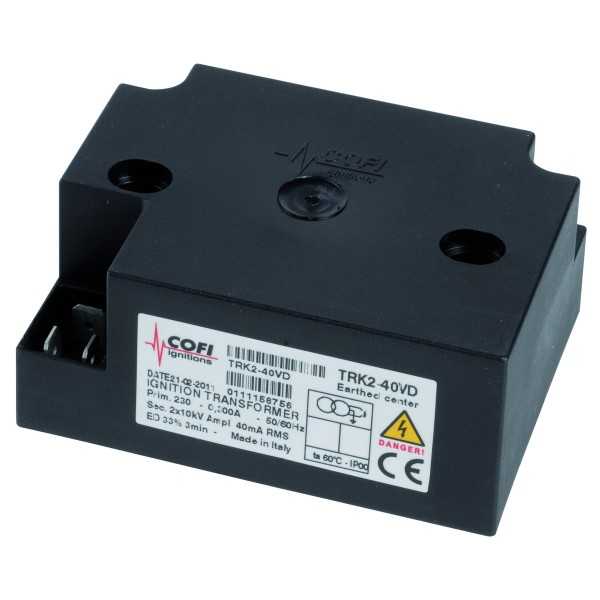 Transformateur d\'allumage fioul type TRK2-40VD