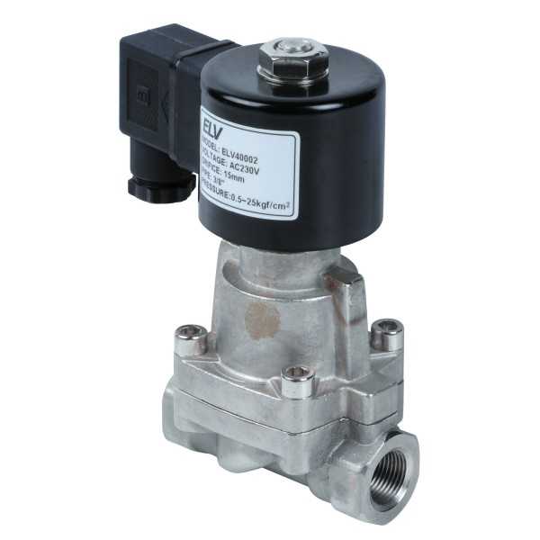 Electrovanne inox vapeur 3/8\' NF