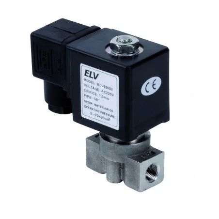 Electrovanne haute pression inox 1/8\' NF