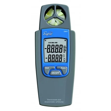 Thermomètre et anémomètre volume