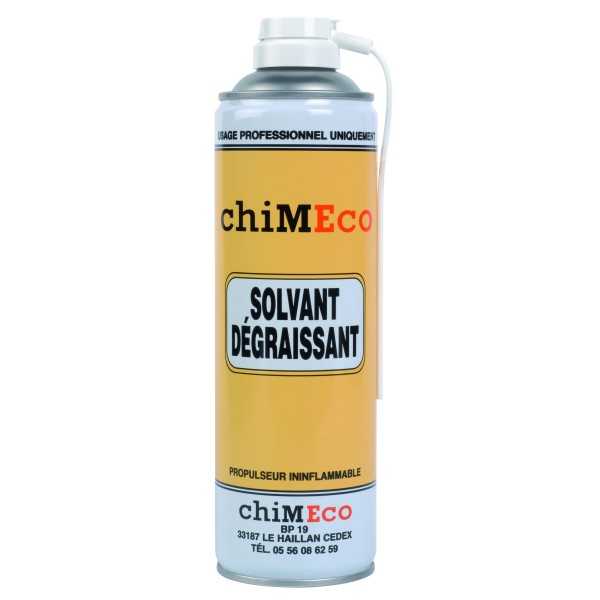 Bombe solvant dégraissant