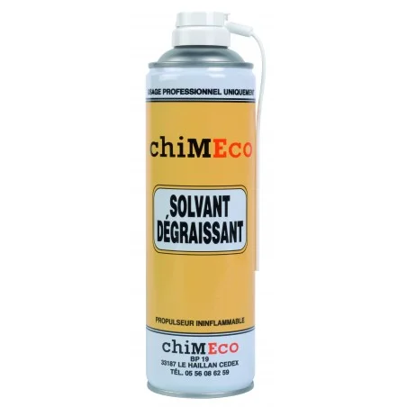 Bombe solvant dégraissant