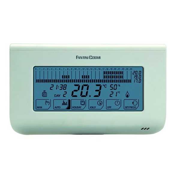 Programme hebdo touchscreen CH150TS blanc