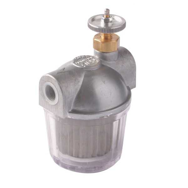 Filtre fioul avec sécurité 100 Microns 3/8 Série 202