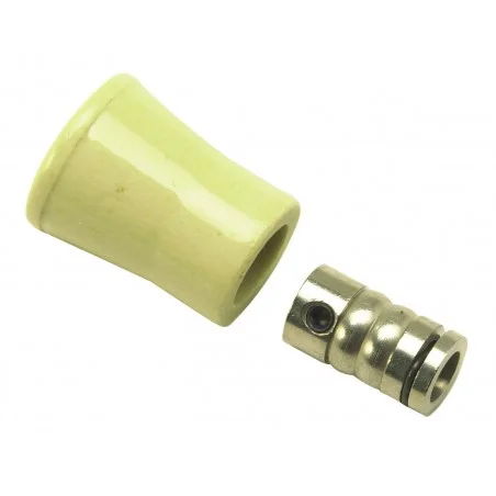 Cosse en porcelaine droite haute tension