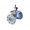 Electrovanne gaz à réarmement manuel NF Aluminium brides DN80 600mBar