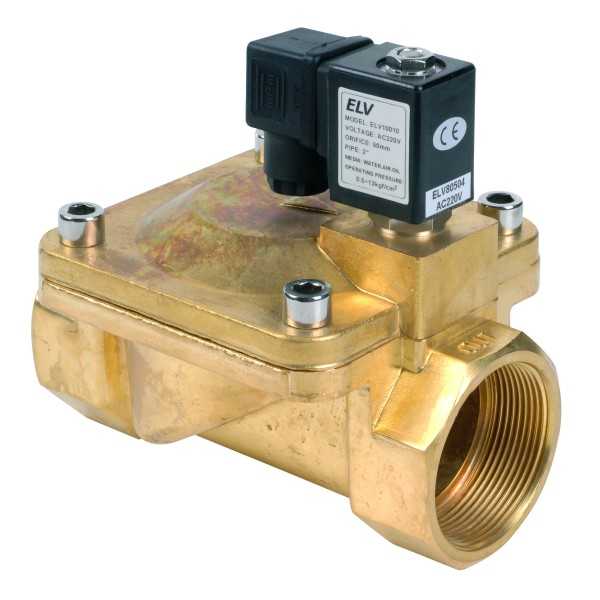 Electrovanne bronze 2\' NF action indirecte