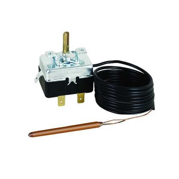 Aquastat réglage ext.-35/+35°C capi.1,5m +bouton+collerette