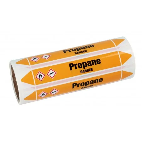 Rouleau de 100 étiquettes Propane