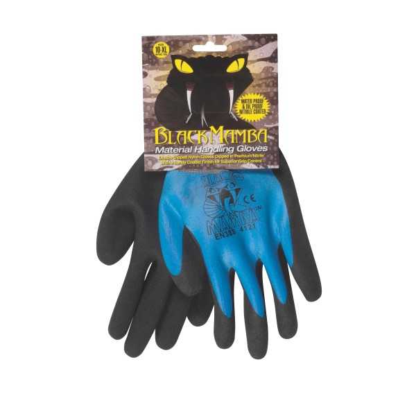 24 paires de gants de travail Ogrifox enduits et porte-gant avec clip pour gants FUZZIO® M - 8, Rouge 