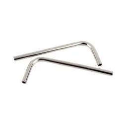 Tube métallique coude