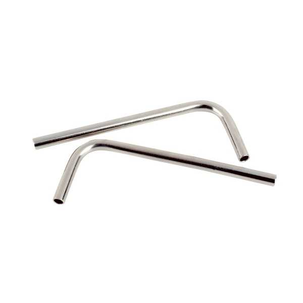 Tube métallique coude