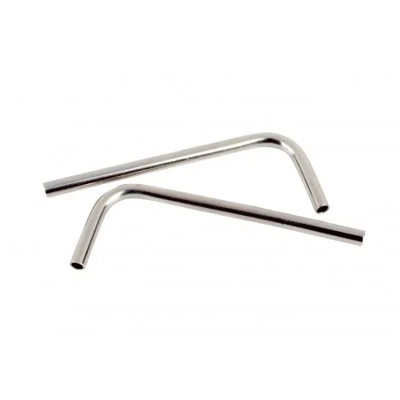 Tube métallique coude