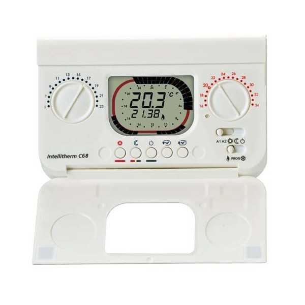 Journalier avec bouton réglage C68 blanc