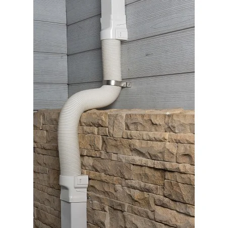 Kit raccordement goulottes flexible 80 mm