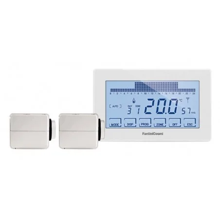 Kit thermostat RF WIFI 2 zones - 2 radiateurs