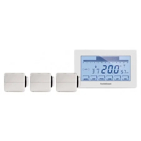 Kit thermostat RF WIFI 3 zones - 3 radiateurs