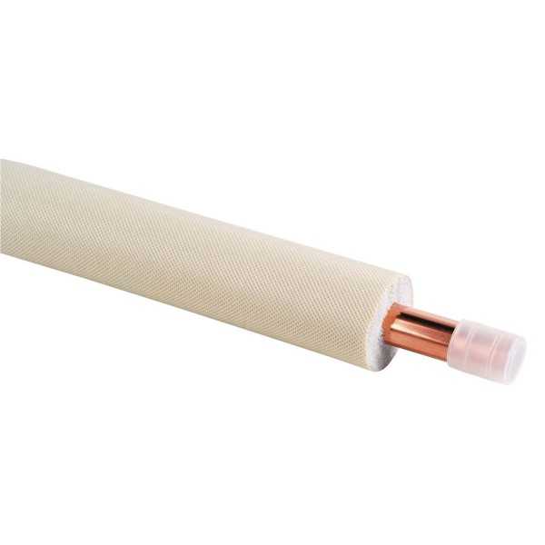 Tube cuivre simple pré-isolé M1 3/8