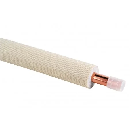 Tube cuivre simple pré-isolé M1 3/8
