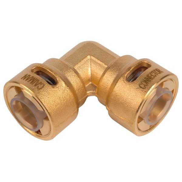 Raccord rapide 90° à pression 3/8\'