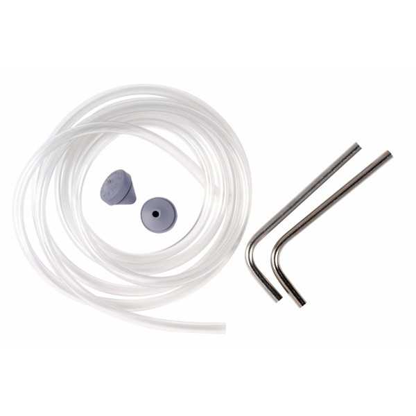 Climaset avec flexible silicone tubes métalliques coudés