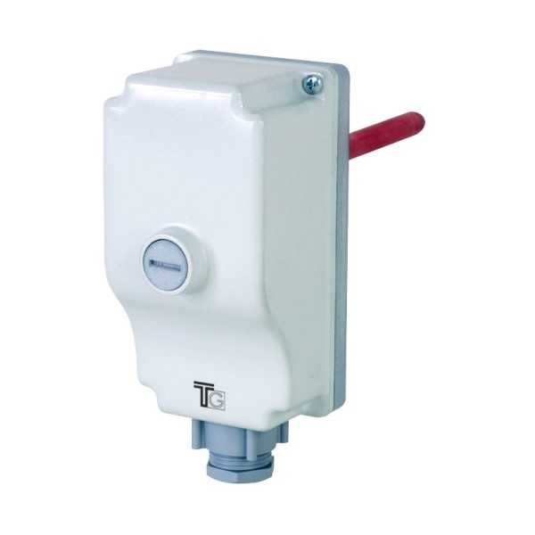 Aquastat plongeant simple à réarmement manuel 100°