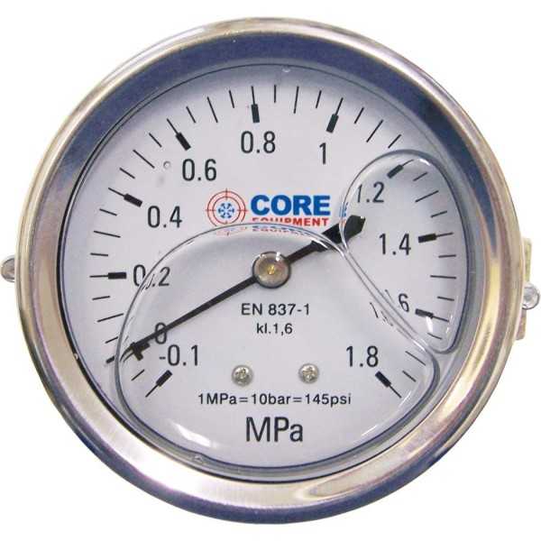 Mano gly inox R410 1/4\' HP 07001110