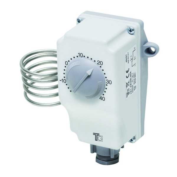 Thermostat étanche réglage externe de -15/+40° C