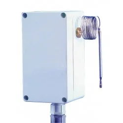 Aquastat étanche réglage interne 0/60°C capillaire 1000 mm