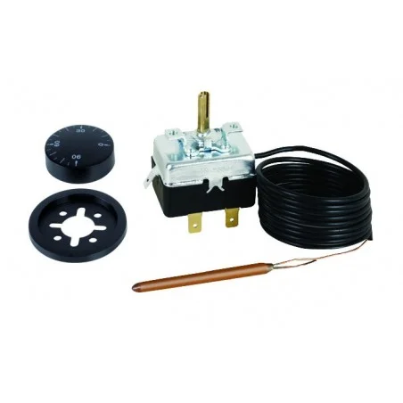 Aquastat réglage externe 30/90° capillaire 1,50M - KIT Aquastat réglage externe 30/90° capillaire 1,50M - KIT