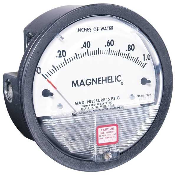 Manomètre Magnehelic 2000-1KPA