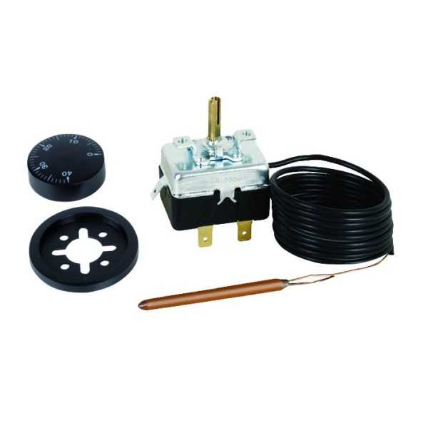 Aquastat de réglage de 0-40° capillaire L.1500 mm