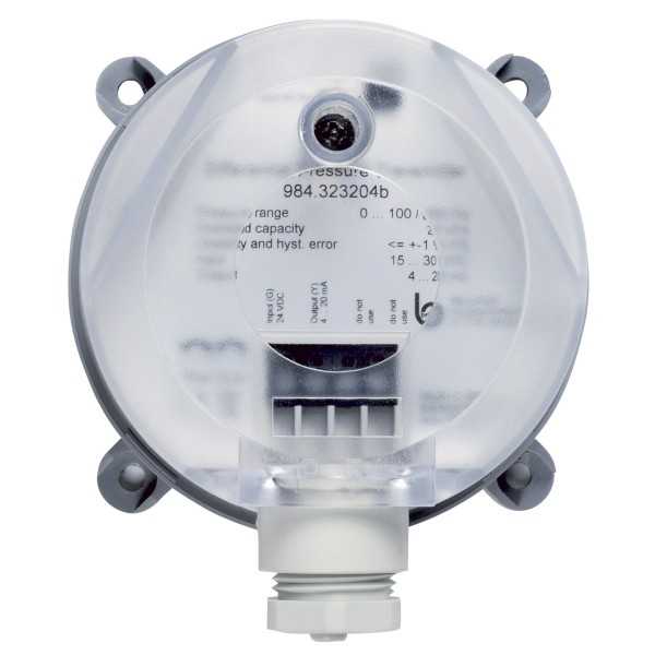 Transmet. pres. -50..0..+50 PA 984M3X3204