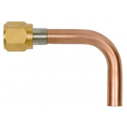 Coude 90° raccord 3/8\' SAE - 1/4\' à souder