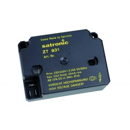Transformateur d'allumage fioul type ZT 931