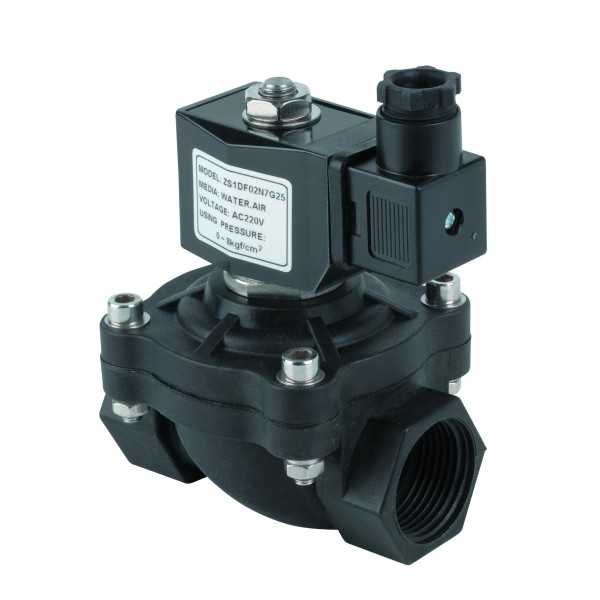 Electrovanne plastique 3/4' NF action directe