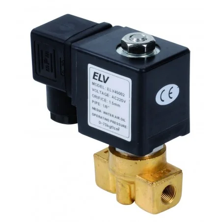 Electrovanne haute pression bronze 1/8' NF