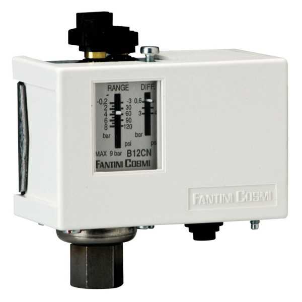 Pressostat de réglage B12ERNY 8-28 bar