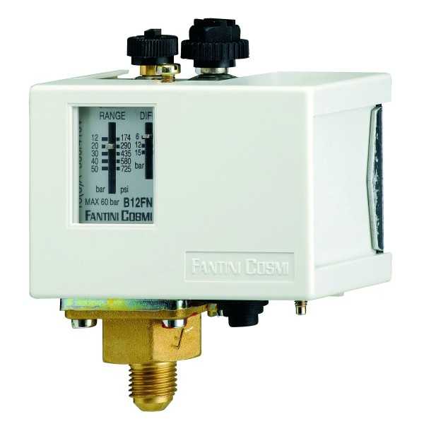 Pressostat de réglage B12MN 1-5 bar