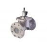 Electrovanne gaz à réarmement manuel NF Aluminium brides DN100 6Bar