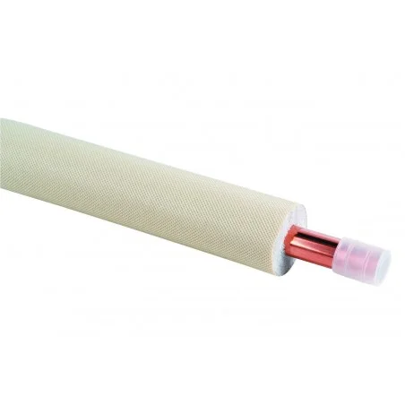 Tube cuivre simple pré-isolé M1 1/4