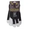 Paire gants cuir/coton XL