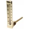 Thermomètre indus. équerre de -30/+50°C plongeur 63 mm 150mm H