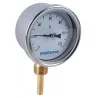 Thermomètre inox raccordement vertical D.100 de 0 à 120°C L.5 cm
