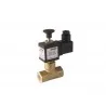 Electrovanne gaz à réarmement manuel NF laiton 1\' 6Bar