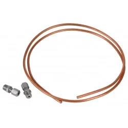 Kit tube cuivre et raccords D.6 / M1/8