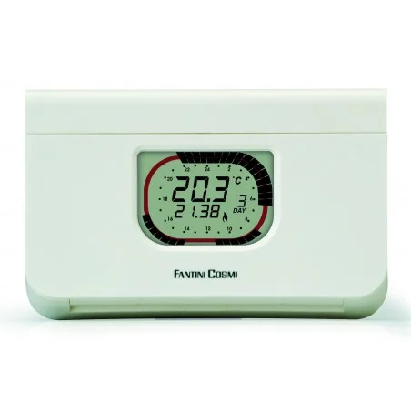 Thermostat d'ambiance hebdomadaire sans fil C57FRF avec récepteur