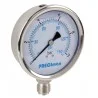 Manomètre glycérine tout inox vertical D63 0/25bar G1/4\'